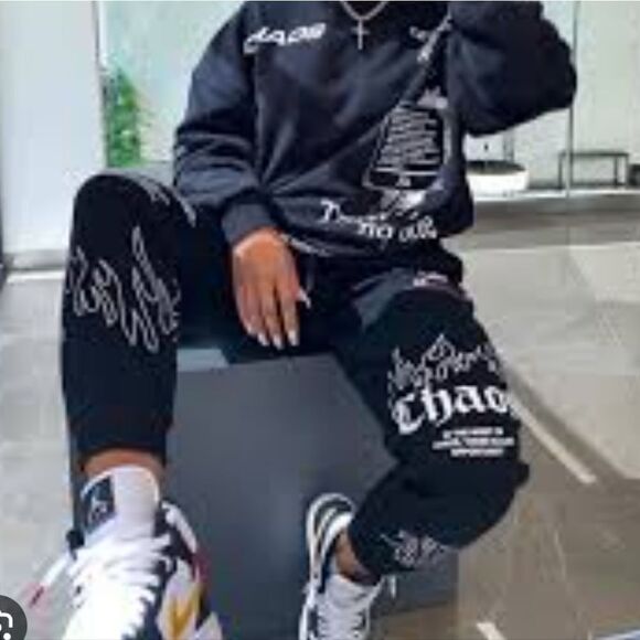 JK Attire art of war graffiti deception joggers pants unisex - Picture 8 of 15